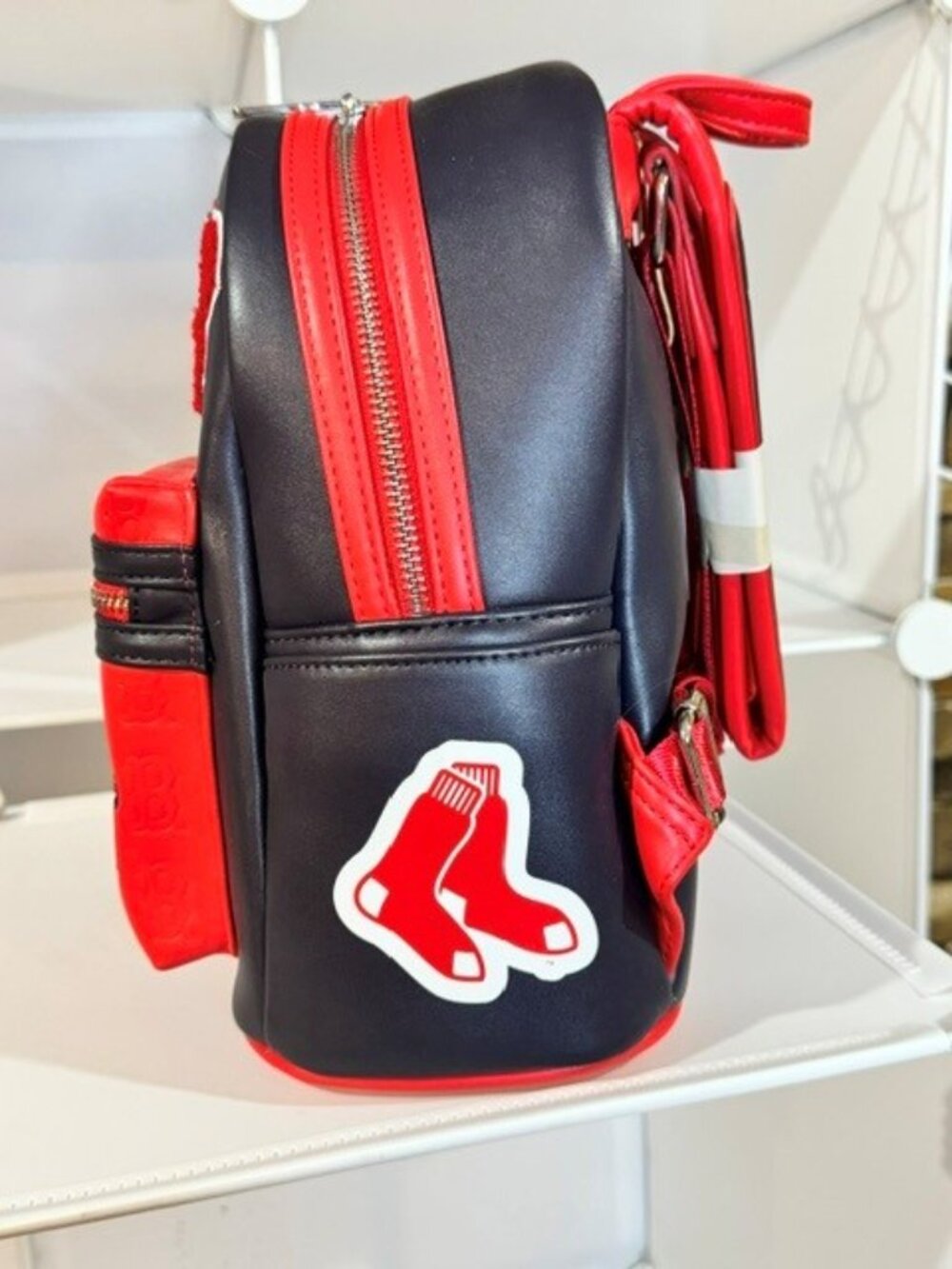 Loungefly MLB Boston Red Sox Mini Backpack - Picture 4 of 5